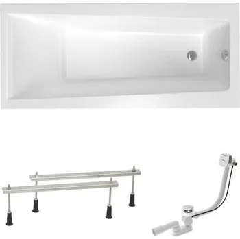 Obdélníková vana Laguna Idea Plus 160x75 cm akrylát levá i pravá SIKOID1600APN