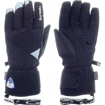 Rukavice Lyžařské rukavice PÁNSKÉ ZIMNÍ Cambell Softshell VODĚODOLNÉ L ČERNÉ