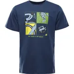 Pánské triko z organické bavlny ALPINE PRO TERMES 3 modrá 5XL