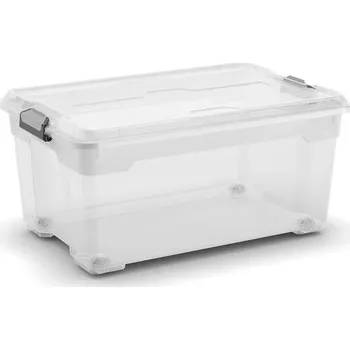 Úložný box KIS Moover Box 008463WHTR Box 46 L, průhledný