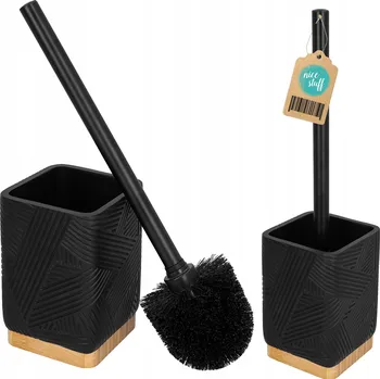 WC štětka Černá WC štětka na čištění toalety, WC štětka, sada