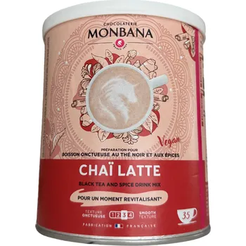 Čaj MONBANA Chai Latte Vegan 350g směs černého čaje se směsí exotického koření