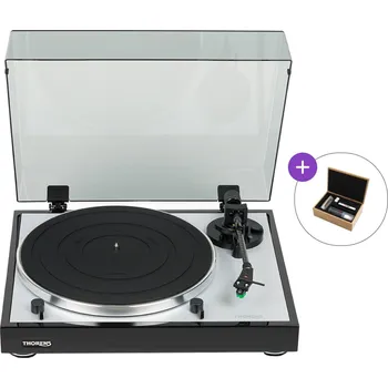 Gramofon Thorens TD 402 DD Black Gloss Cleaning SET Black Hi-Fi Gramofon