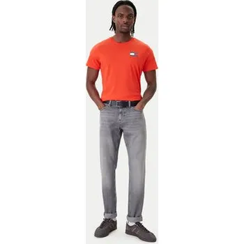Pánská móda Tommy Jeans T-Shirt Essential DM0DM20740 Oranžová Slim Fit XXL
