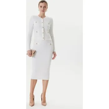 Dámský svetr Guess Kardigan W5YR09 Z0130 Bílá Regular Fit M