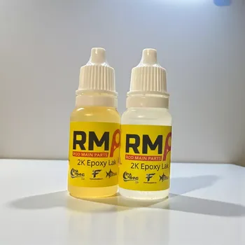 RMP - HIGH BUILD ROD FINISH-LAK NA VÁZÁNÍ OČEK 2X10ML+2 ŠTĚTCE GRÁTIS