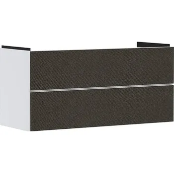 Koupelnový nábytek Skříňka pod umyvadlo bez umyvadla Hansgrohe Xevolos E 118x57,5x47,5 cm bílá matná 54184660