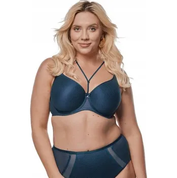 Podprsenka Mefemi podprsenka s kosticemi modrá velikost 80B