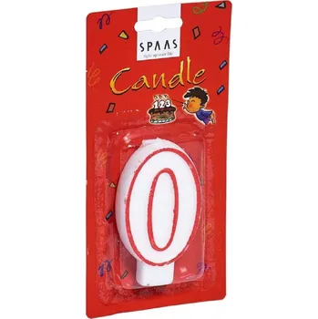 Dortová svíčka SPAAS Narozeninová svíčka - číslo 0
