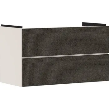 Koupelnový nábytek Skříňka pod umyvadlo bez umyvadla Hansgrohe Xevolos E 98x57,5x47,5 cm písková matná béžová mat 54182660