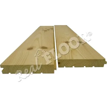 dřevěná podlaha Hahn Holz Modřín masivní podlaha Real floor, A/B, - 27x146* Rozměry desek (VxŠxD)mm: 27x146x4000mm