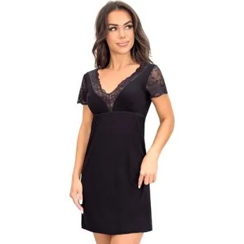 Dámské noční prádlo Noční košilka Donna Sonia - viskóza Černá S(36)