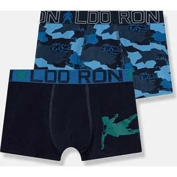 Boxerky Dětské boxerky CR7 Cristiano Ronaldo 2-pack 8400.51.540 námořnická modř 59X, vel. 134-140