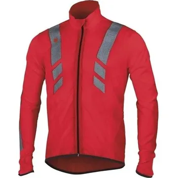 Cyklistická bunda Bunda Sportful Kid reflex jacket junior red L (12Y)