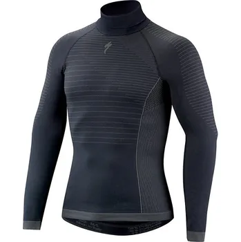 Pánské tričko Triko Specialized Seamless Underwear LS roll neck dkgry S 2021 - doprava zdarma