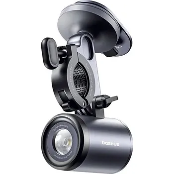 brašna na kolo Magnetický držák telefonu na kolo Baseus PrimeTrip černý s led světlem - doprava zdarma