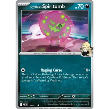 Sběratelská karetní hra Cynthia's Spiritomb 133/217 - Ascended Heroes Typ karty: Non-Holo