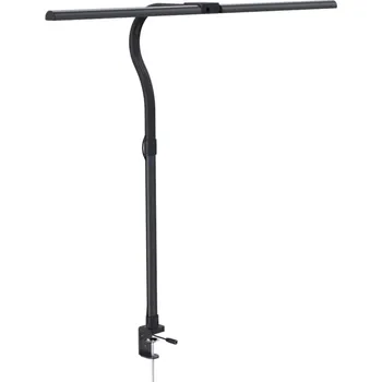 Stolní LED lampa ALVARO, svěrka, dálkový ovladač