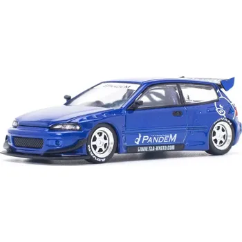 autíčko Honda Pandem Civic EG6 1:64 - POP RACE Honda Civic - kovový model
