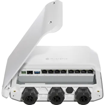 MikroTik RouterBOARD RB5009UPr+S+OUT, 4x 1,4 GHz, 7x Gbit PoE LAN, 1x 2,5 Gbit PoE LAN, USB 3.0, SFP+, L5