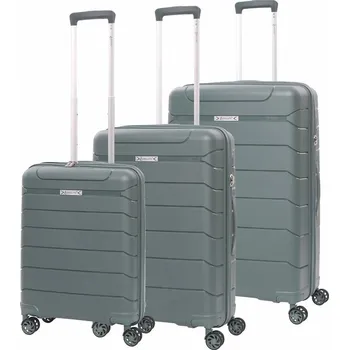Sada cestovních kufrů AEROLITE T-155 - zelená