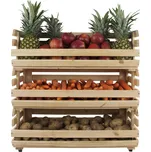 Dřevěný regál na zeleninu a ovoce RA-WA-3_77 borovice