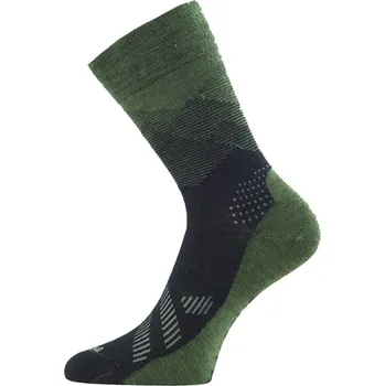 Pánské oblečení FWO merino ponožky - Zelená 696 / (46-49) XL / Zelená