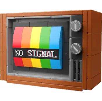 ostatní stavebnice Stavebnice Pop Series 1970 Barevný televizor 132ks