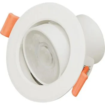 LED panel HEDA DOWNLIGHT 8W 800lm 840 60° 40 zaoblený otočený