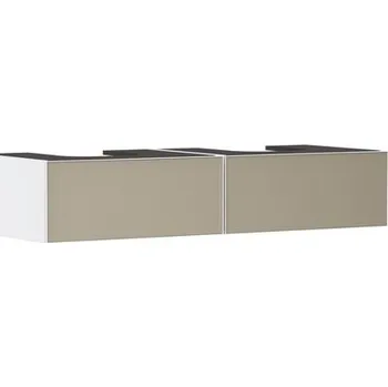 Koupelnový nábytek Skříňka pod umyvadlo pod desku Hansgrohe Xevolos E 137,5x27,5x55 cm bílá matná 54316390