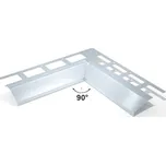 Roh k okapnicovému profilu 90° H9 vnitřní Havos hnědá, hliník komaxit výška hrany 9 mm, RALEOPVNI940