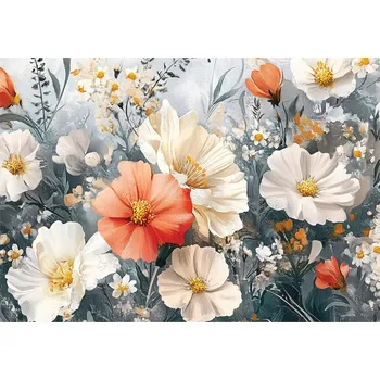 Fototapeta FOTOTAPETA KVĚTINY LOUKA VLČÍ MÁKY PŘÍRODA LOŽNICE OBÝVACÍ POKOJ TAPETA VLIESOVÁ 350x250