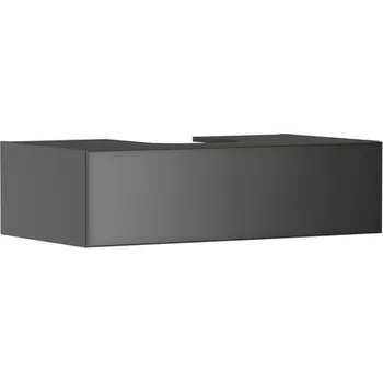 Koupelnový nábytek Skříňka pod umyvadlo pod desku Hansgrohe Xevolos E 98x27,5x55 cm břidlicová matná šedá 54315770