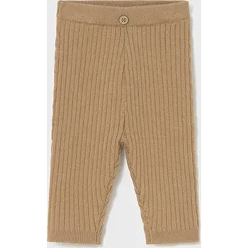 Kojenecké oblečení Mayoral pletené kalhoty 9926 barva: béžová, Rozměr: 1 - 2 měsíce, 60 cm