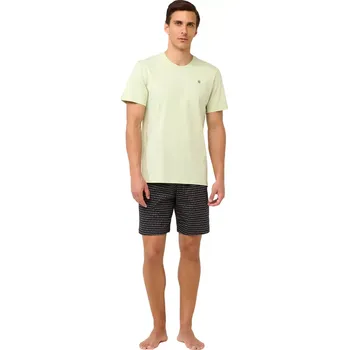 Pánské pyžamo Pohodlné pánské pyžamo Vamp s krátkými rukávy 22632 velikost XL