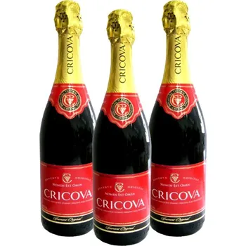 Polosuché šumivé víno Cricova 0,75L