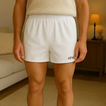 Boxerky Trenky s potiskem MONOGRAMŮ a DATA, pro muže Barva: Bílá, Velikosti: XL, Varianta potisku: černé monogramy