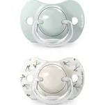 Suavinex Dudlík SX Pro fyziologický Birdies 0/6 m 2 ks Zelený