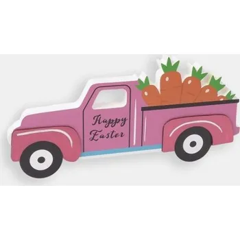 Velikonoční dekorace Sinsay - Velikonoční dekorace ve tvaru auta s mrkvemi - vícebarevná - 934JG-MLC - 934JG-MLC-ONE