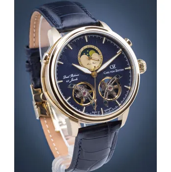Hodinky Pánské hodinky Carl von Zeyten Durbach Twin Balance Automatic CVZ0060GBL CVZ0060GBL
