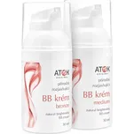 Original ATOK Přírodní rozjasňující BB krém Bronze 30 ml + Přírodní rozjasňující BB krém Medium 30 ml Rozjasňující BB set