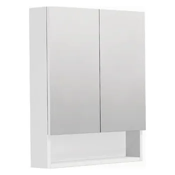 Koupelnový nábytek Zrcadlová skříňka SAT Cube Way 60x72 cm lamino GALCU3D60BP