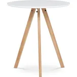 Jídelní stůl Autronic 70x75 cm bílý MDF mat DT-320 WT