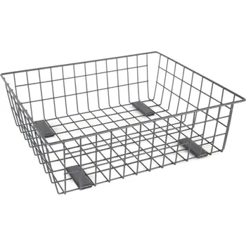 Nábytkové kování Wireli Výsuvný šatní koš 400/150 mm antracitová