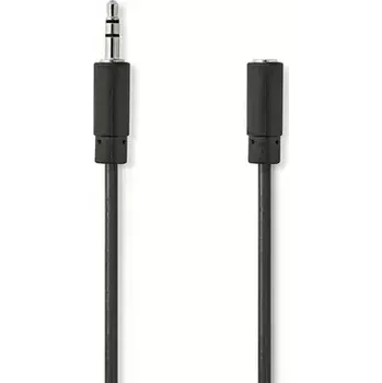 Audio kabel Nedis Stereo Audio kabel jack 3.5 mm (M) - jack 3.5 mm (F) 3.00 m černá (CAGB22050BK30)