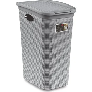 Koš na prádlo STEFANPLAST Koš na prádlo Elegance 36 l, šedý