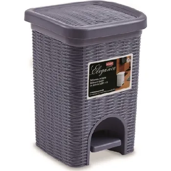 Odpadkový koš STEFANPLAST Odpadkový koš do koupelny Elegance 6l, modrý