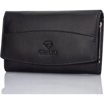 Peněženka Gracio dámská peněženka z pravé kůže černá