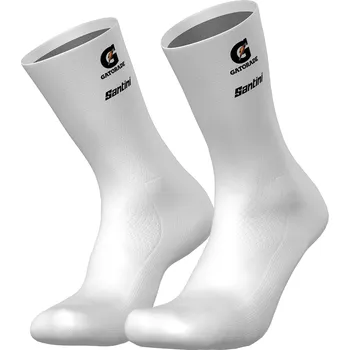 Cyklistické týmové ponožky Santini Lidl-Trek SIZE: XS/S, COLOR_NAME: bílá