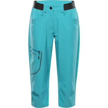 Dámské softshellové capri kalhoty ALPINE PRO WEDERA 2 tyrkysová 36